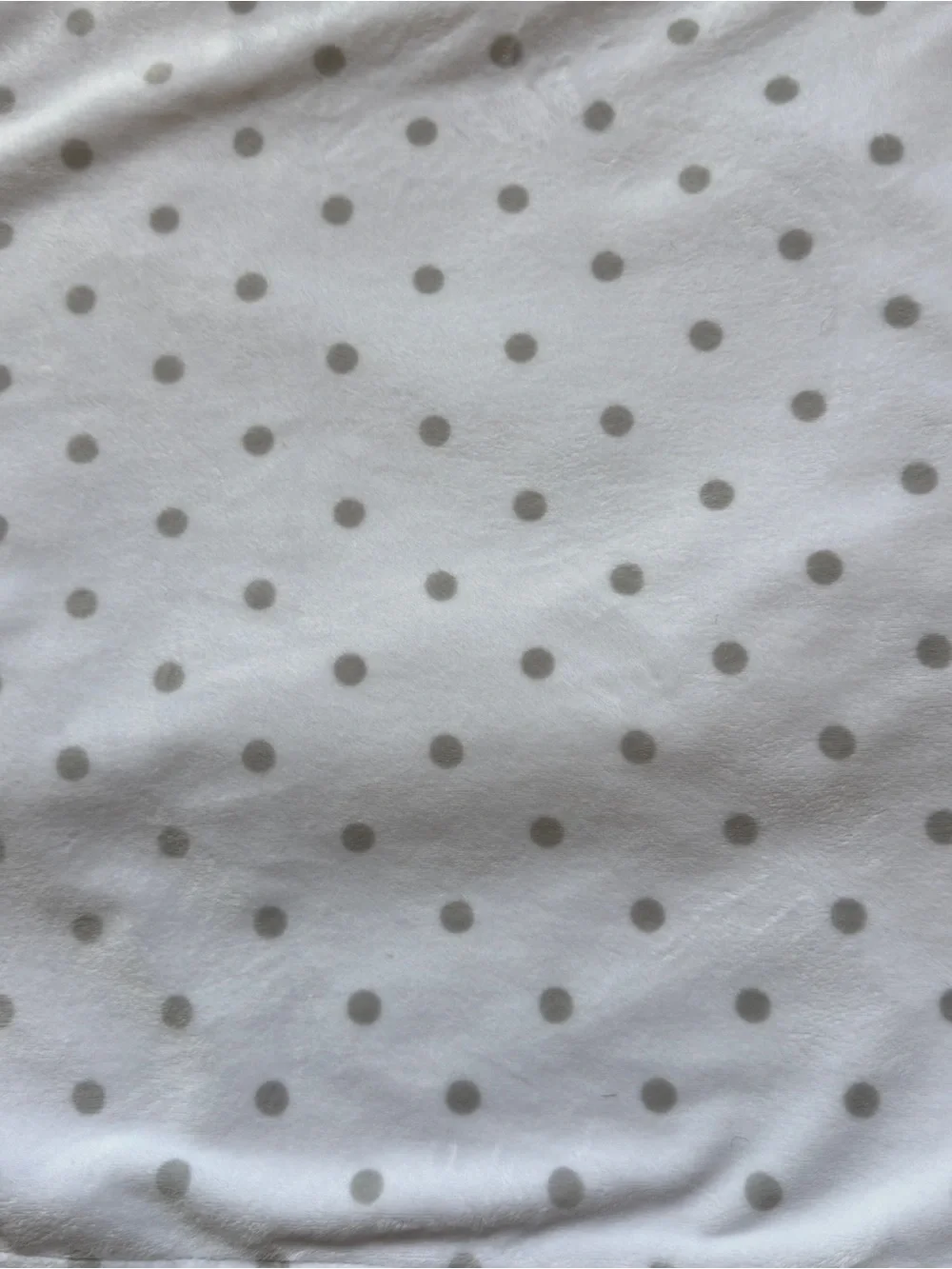 Pottery barn kids Reversible Baby Blanket - Gray Polka Dot & Striped